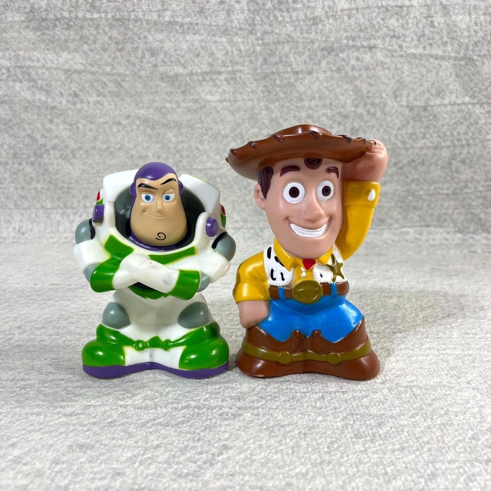 Disney Pixar Toy Story Buzz Lightyear Woody Figurines Set Kids Play‎ Toy